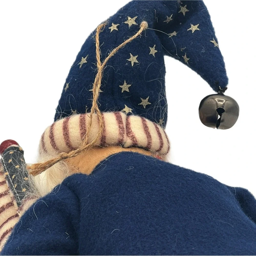 Primitive Americana Patriotic Santa Doll 16